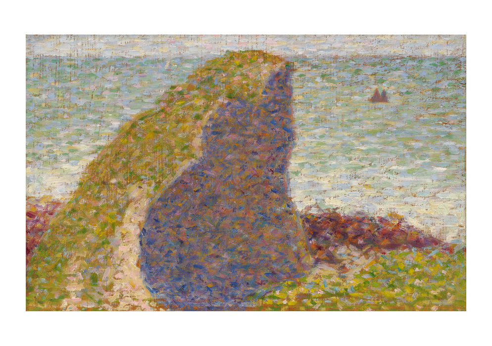 Georges Seurat - Study for Le Bec du Hoc Grandcamp