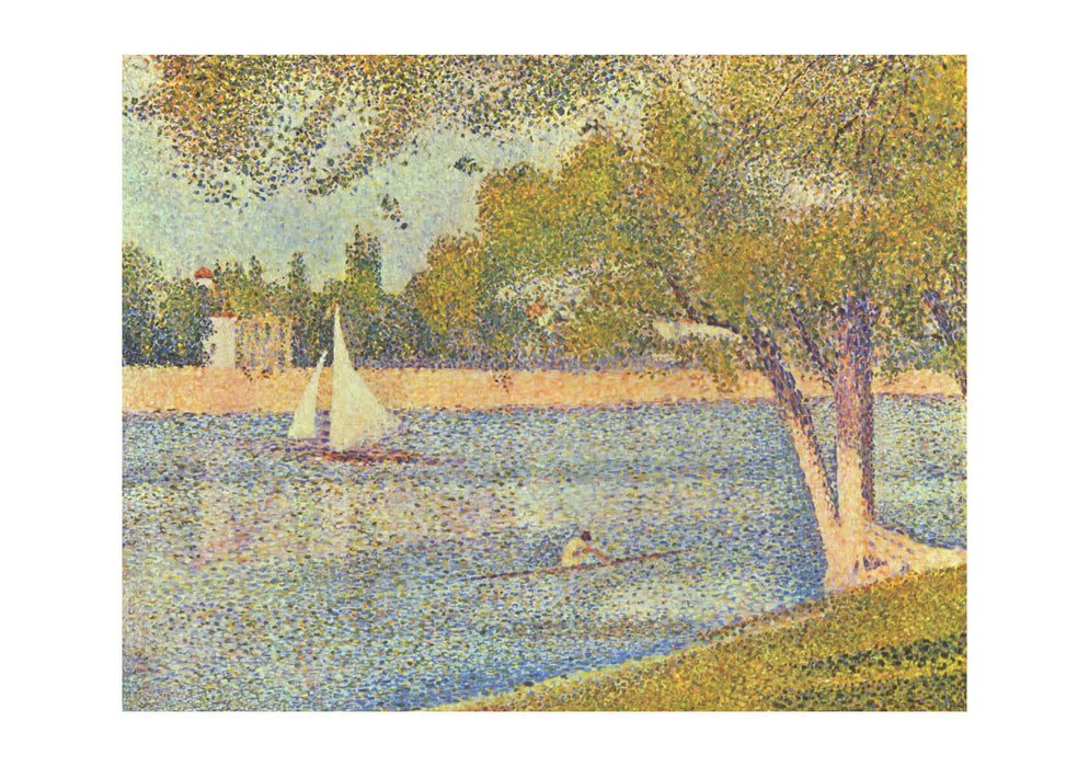 Georges Seurat - The Seine and la Grande Jatte