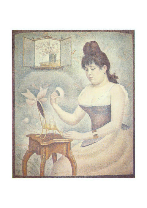 Georges Seurat - Woman at Desk