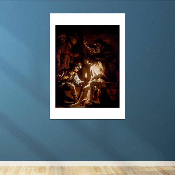 Gerrit Van Honthorst Dutch - Christ Crowned With Thorns