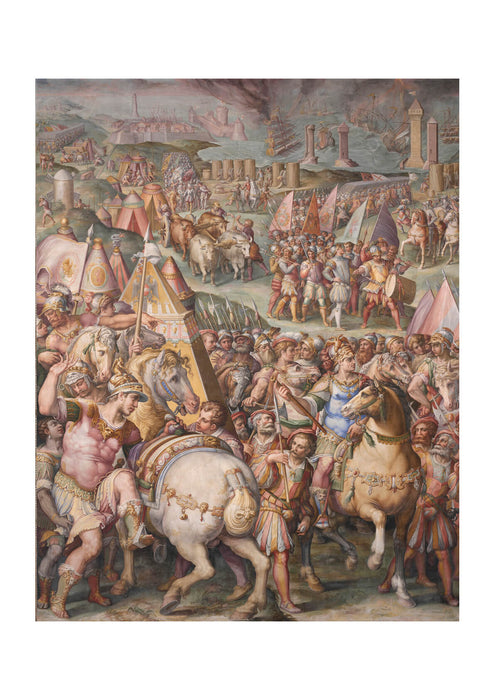 Giorgio Vasari - Massimiliano Lifts Siege From Livorno