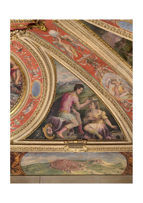 Giorgio Vasari - To Bottom View Of Lucignano