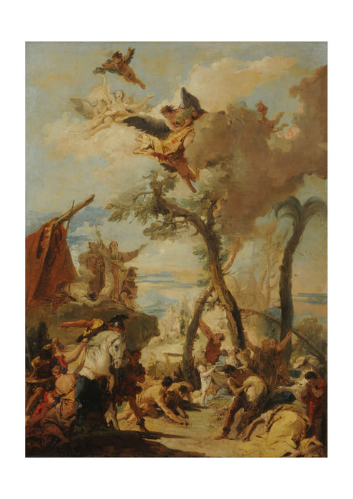 Giovanni Battista Tiepolo - Los Hebreos Recogiendo
