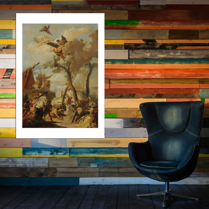 Giovanni Battista Tiepolo - Los Hebreos Recogiendo