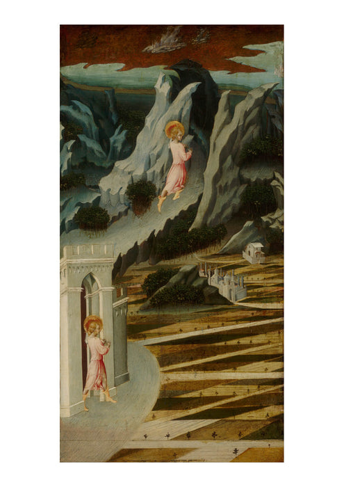 Giovanni Di Paolo - St John Baptist Entering Wilderness