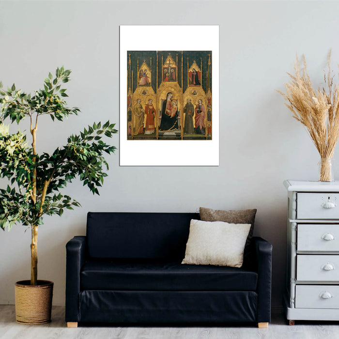 Giovanni Di Pietro Da Pisa - Altarpiece Of Virgin