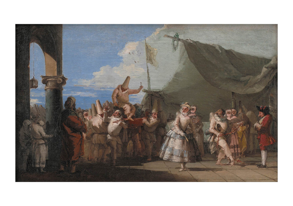 Giovanni Domenico Tiepolo - The Triumph Of Pulcinella