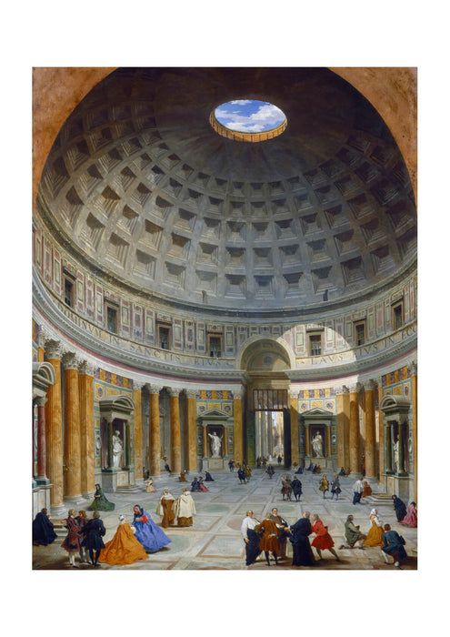 Giovanni Paolo Panini - Interior Of The Pantheon Rome