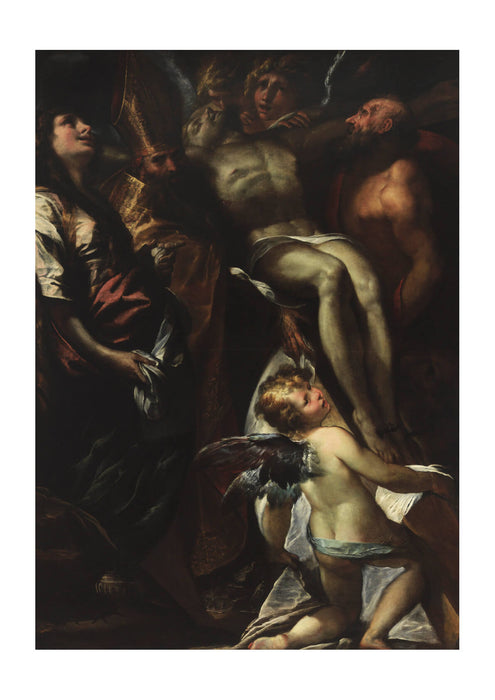 Giulio Cesare Procaccini - Lowering Of Cross