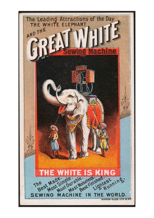 The White Elephant and the Great White Sewing Machine