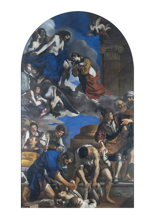 Guercino - Burial Of Saint Petronilla