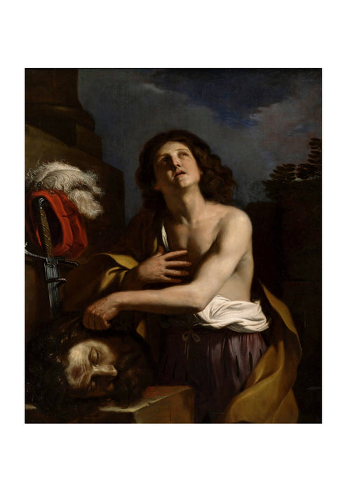 Guercino Barbieri - David With Head Of Goliath