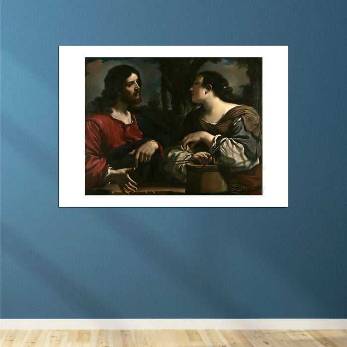 Guercino Giovanni Barbieri - Christ and Woman Of Samaria