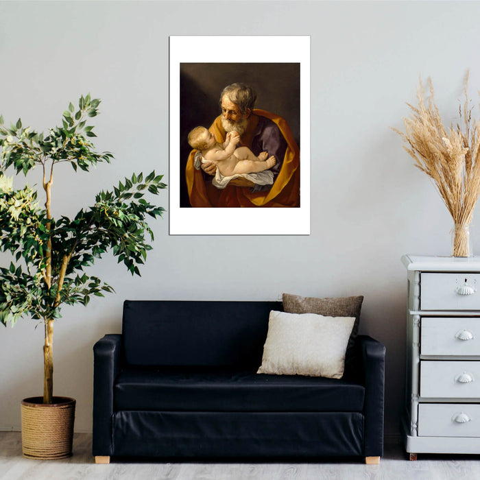 Guido Reni - Saint Joseph And The Christ Child