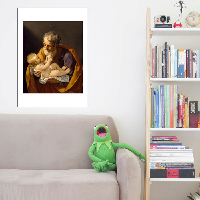 Guido Reni - Saint Joseph And The Christ Child