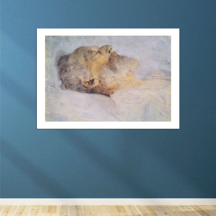Gustav Klimt - Alter Mann auf dem Totenbett