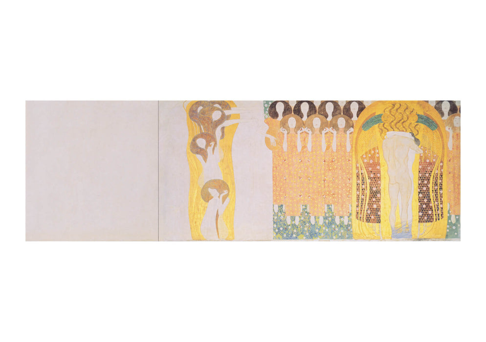 Gustav Klimt - Bethovenfries - Rechte Seitenwand