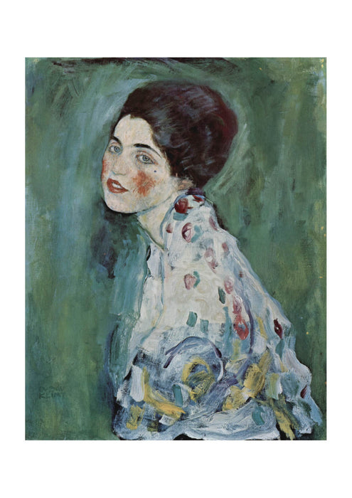Gustav Klimt - Green Portrait