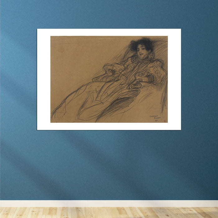 Gustav Klimt - Young Woman in an Armchair