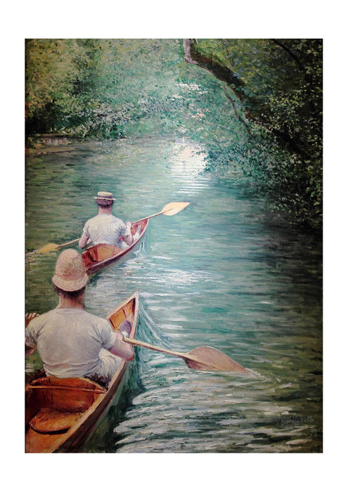 Gustave Caillebotte - Rowing on the River