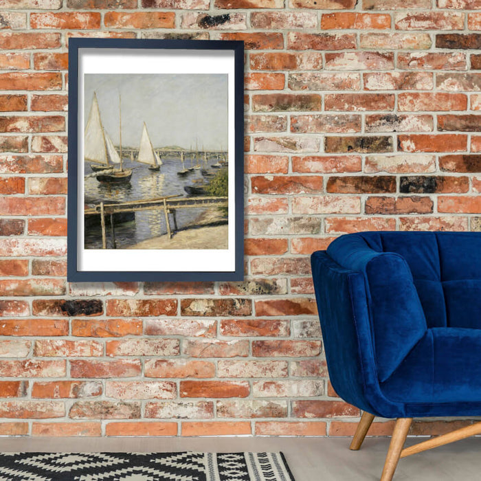 Gustave Caillebotte Sailing Boats at Argenteuil