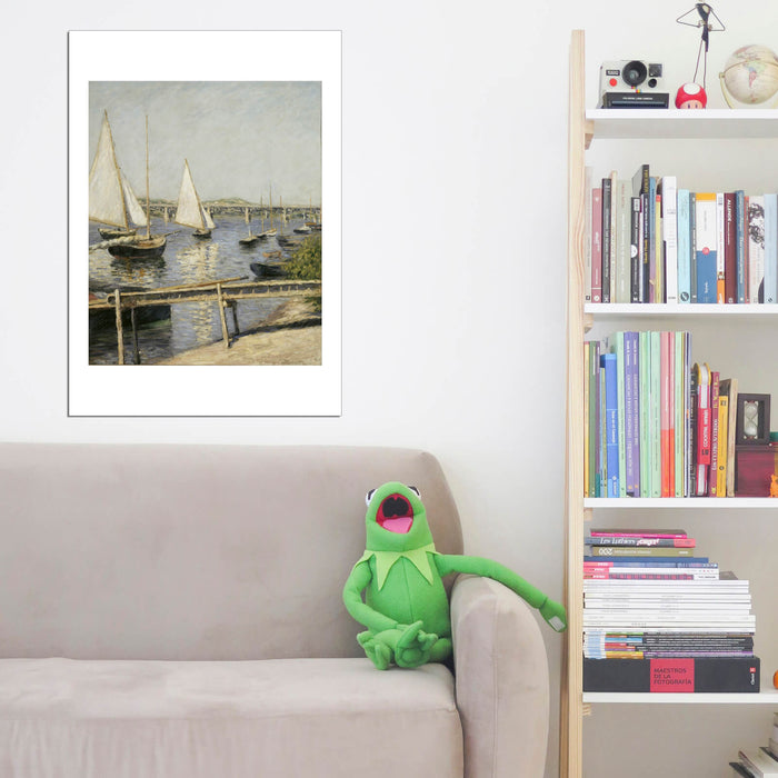 Gustave Caillebotte Sailing Boats at Argenteuil