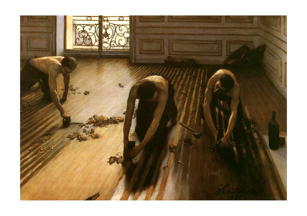 Gustave Caillebotte The Floor Strippers