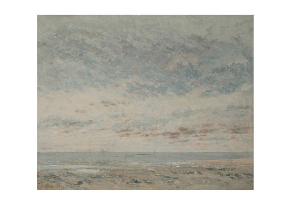 Gustave Courbet - Low Tide at Trouville