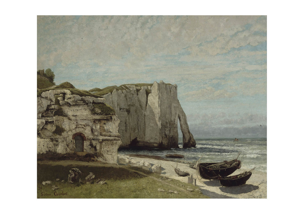 Gustave Courbet - The Etretat Cliffs After The Storm