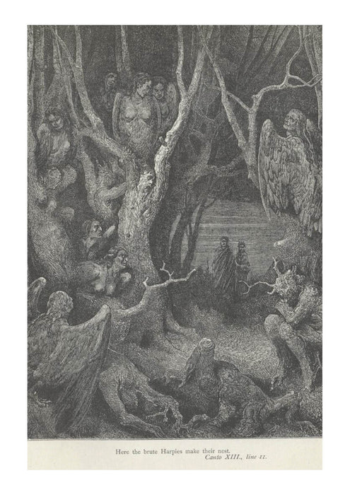 Gustave Doré - Dante's Inferno - Canto 13 Verse 11