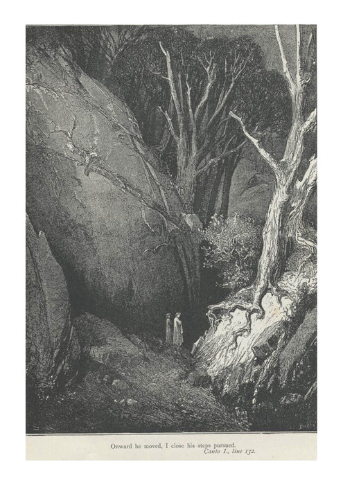 Gustave Doré - Dante's Inferno - Canto 1 Spirit Guide