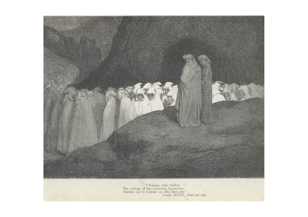 Gustave Doré - Dante's Inferno - Canto 23 Verses 92-94
