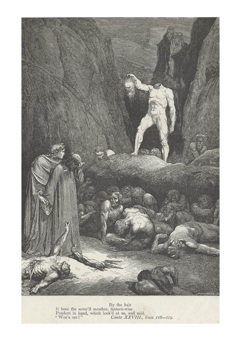 Gustave Doré - Dante's Inferno - Canto 28 Verses 116-119