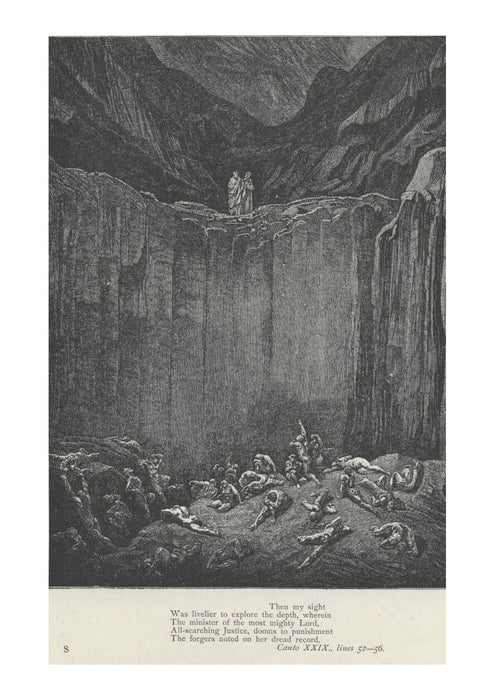 Gustave Doré - Dante's Inferno - Canto 29 Verses 52-56