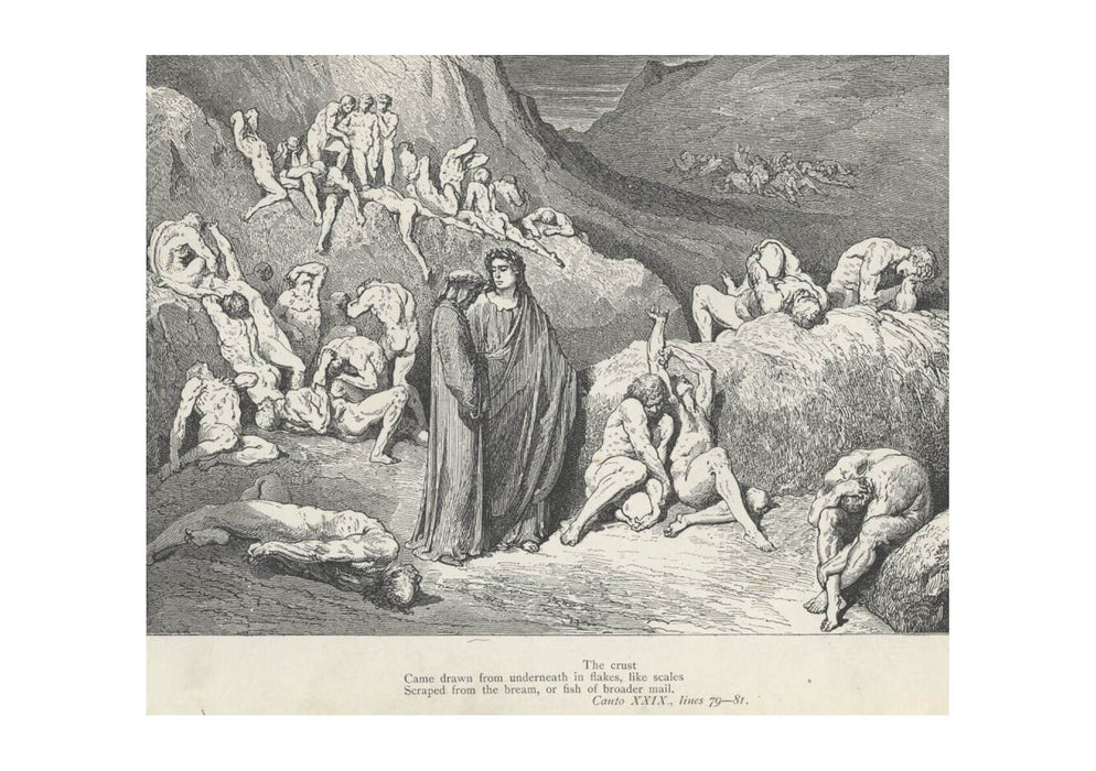Gustave Doré - Dante's Inferno - Canto 29 Verses 79-81