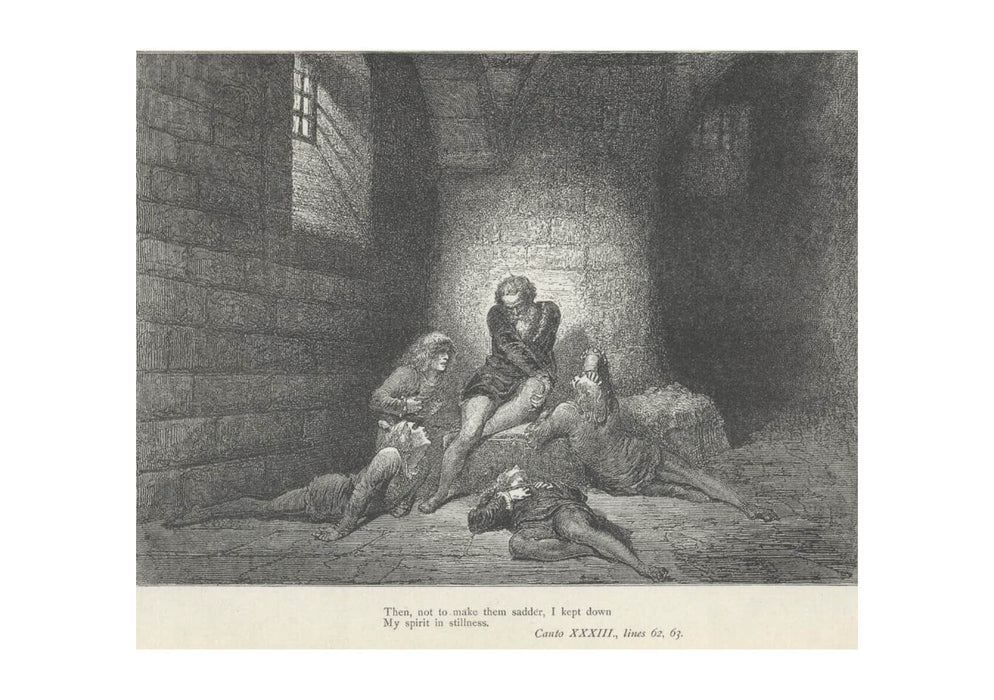 Gustave Doré - Dante's Inferno - Canto 33 Verses 62-63