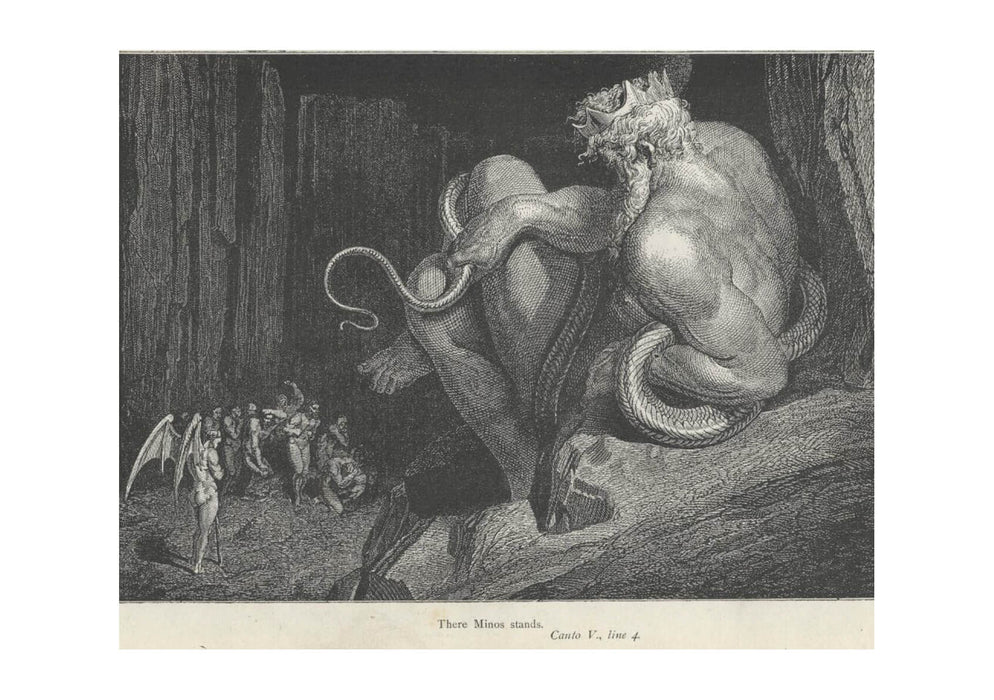 Gustave Doré - Dante's Inferno - Canto 5 Line 4 Minos