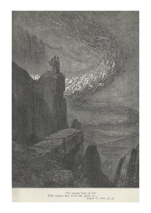 Gustave Doré - Dante's Inferno - Canto 5 Lines 32-33