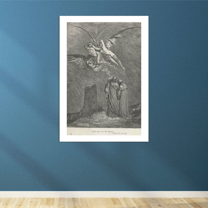 Gustave Doré - Dante's Inferno - Canto 9 Verse 46 — Spiffing Prints