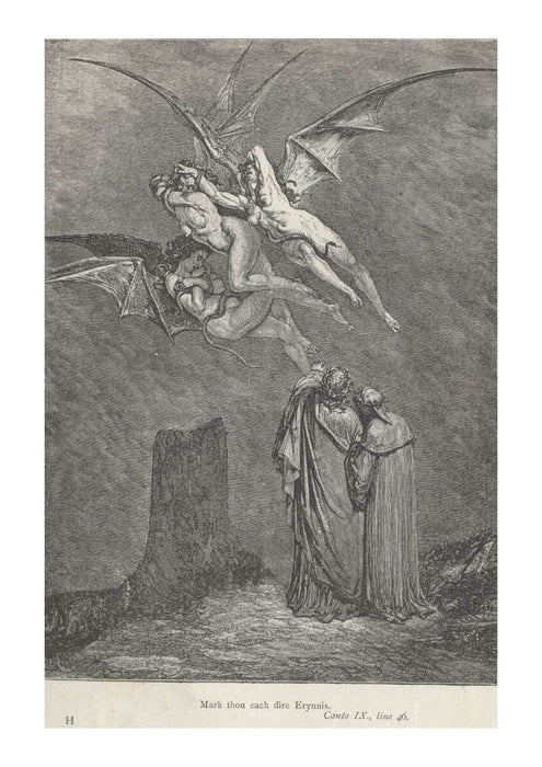 Gustave Doré - Dante's Inferno - Canto 9 Verse 46