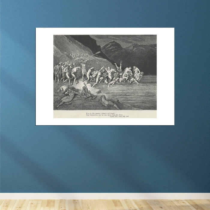 Gustave Doré - Dante's Inferno - Charon Strikes