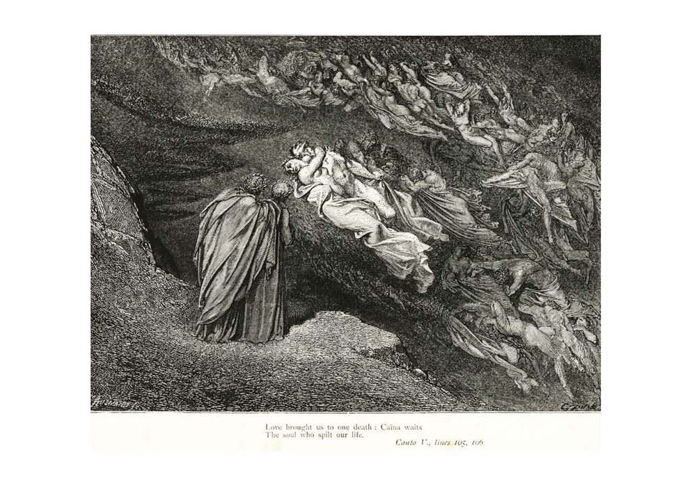 Gustave Doré - Dante's Inferno - Francesca Di Rimini Ii
