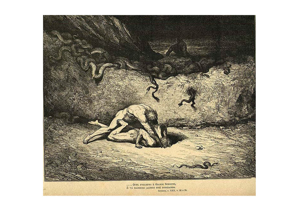 Gustave Doré - Dante's Inferno - Gianni Schicchi