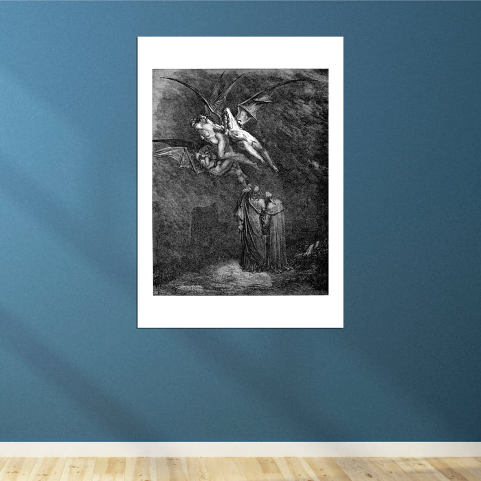 Gustave Doré - Dante's Inferno - Meaera Tisifhone Alecto