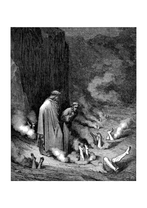 Gustave Doré - Dante's Inferno - Poe Nicholas III