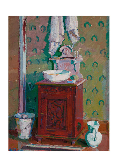 Harold Gilman - Interior With A Washstand