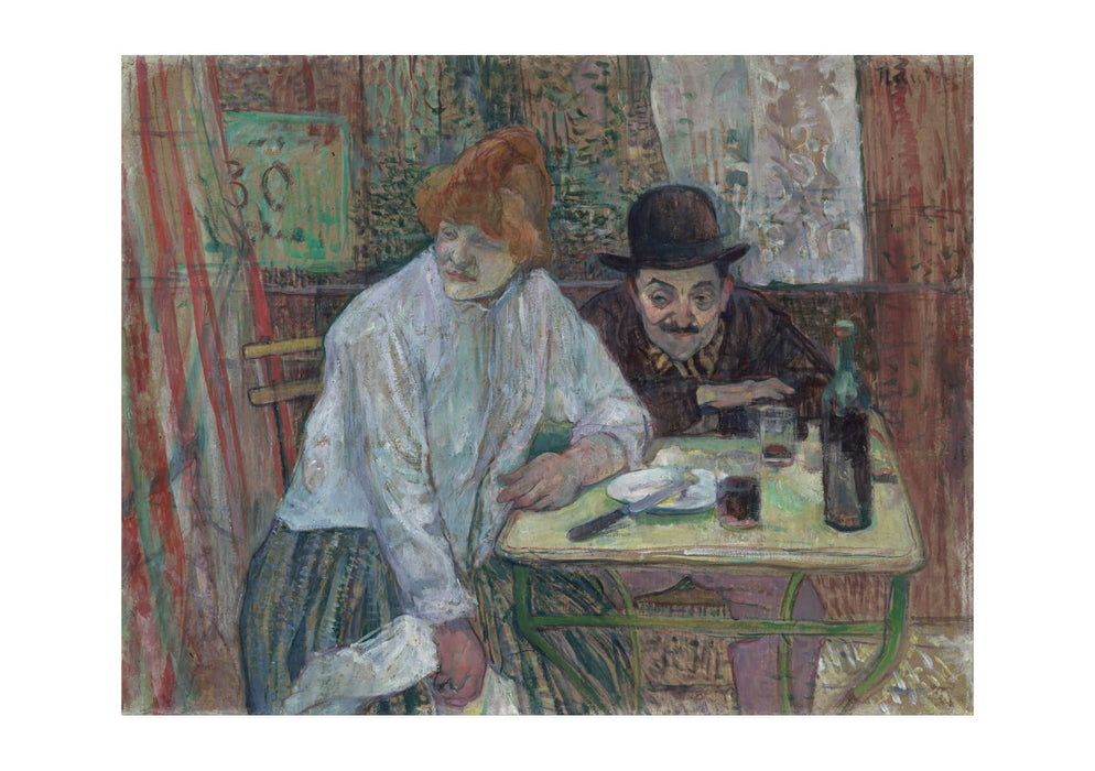 Henri De Toulouse-Lautrec - At The Café La Mie