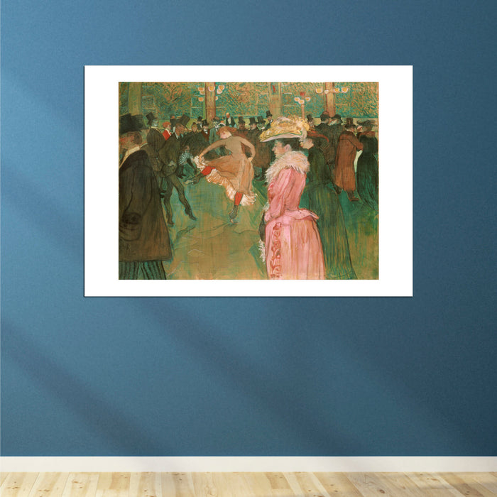 Henri De Toulouse-Lautrec French - At Moulin Rouge Dance