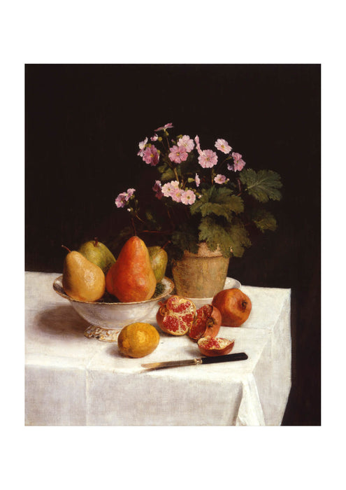Henri Fantin-Latour - Primroses Pears and Promenates