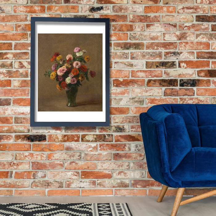 Henri Fantin-Latour - Zinnias